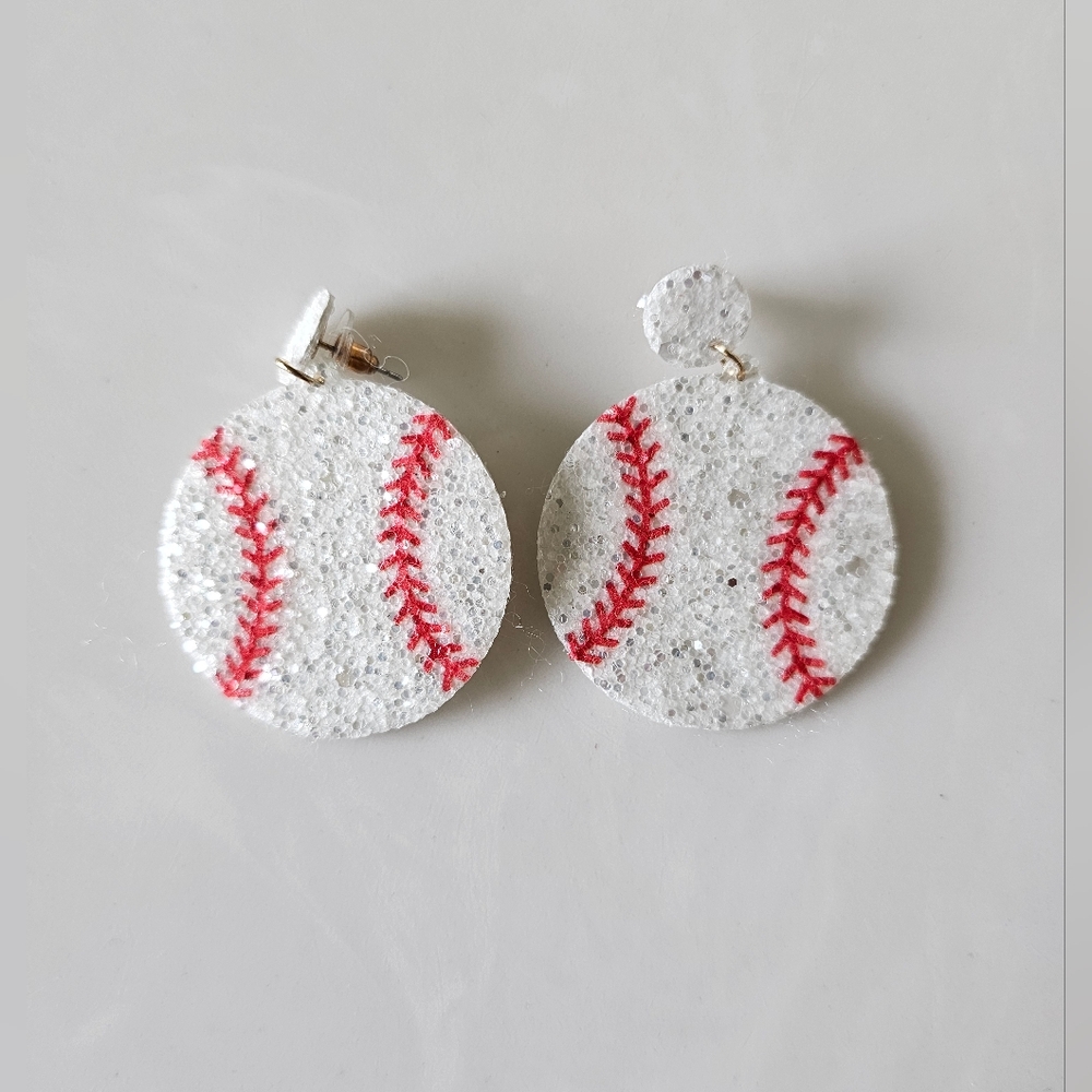 Baseball Earrings